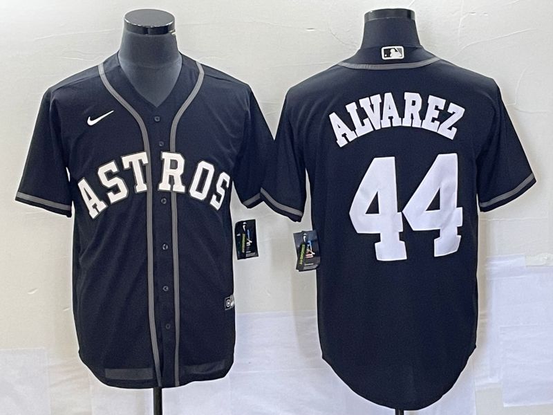 Men 2025 Houston Astros #44 Alvarez Black Nike MLB Jersey style 62->houston astros->MLB Jersey